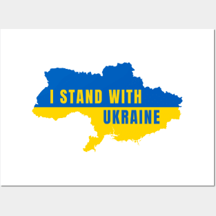 I Stand With Ukraine Posters and Art